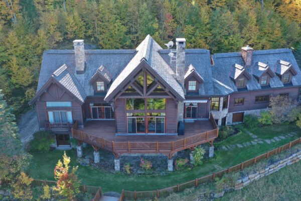 inspection de maison de bois rond